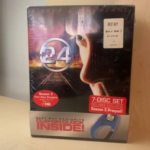 24 Season 4 (2005) - 7 Disc DVD Box Set (New; with promo clip on clock)